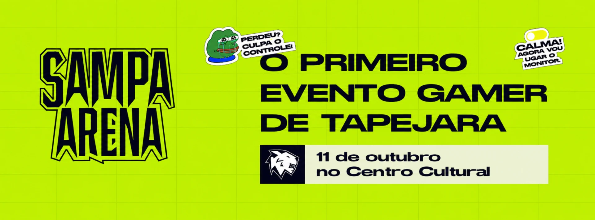 Sampa Arena — o primeiro evento gamer de Tapejara, 11 de outubro no Centro Cultural